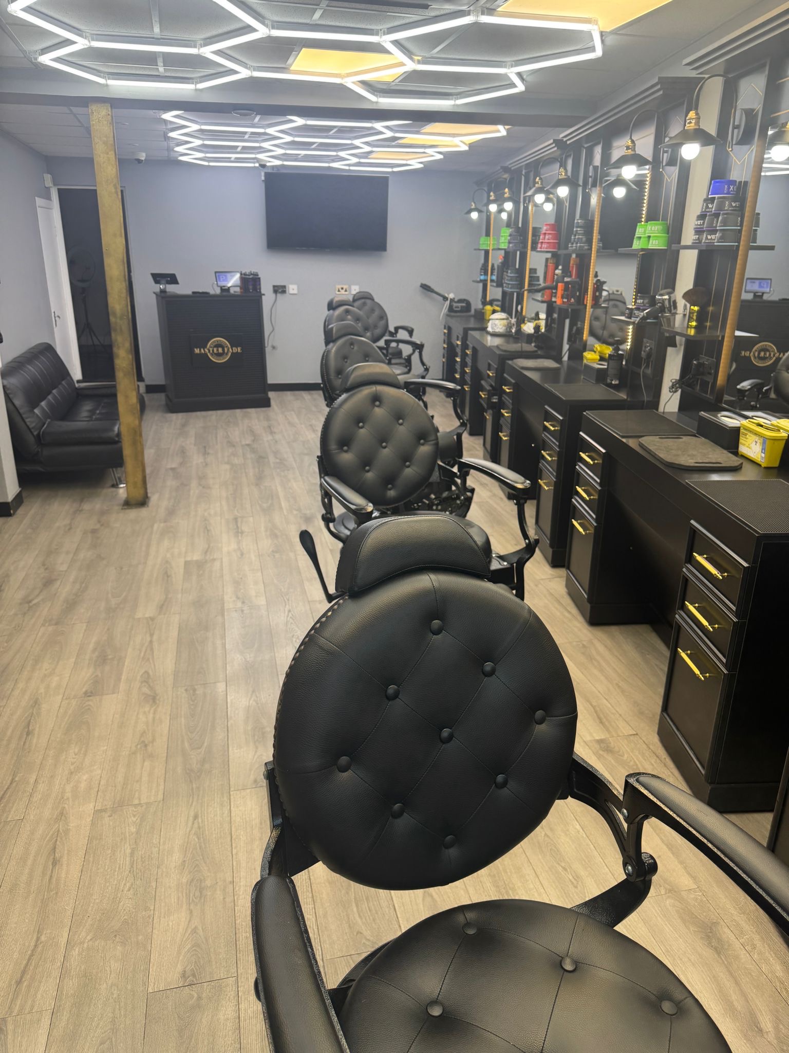 Master Fade barber shop floor, Watford WD24